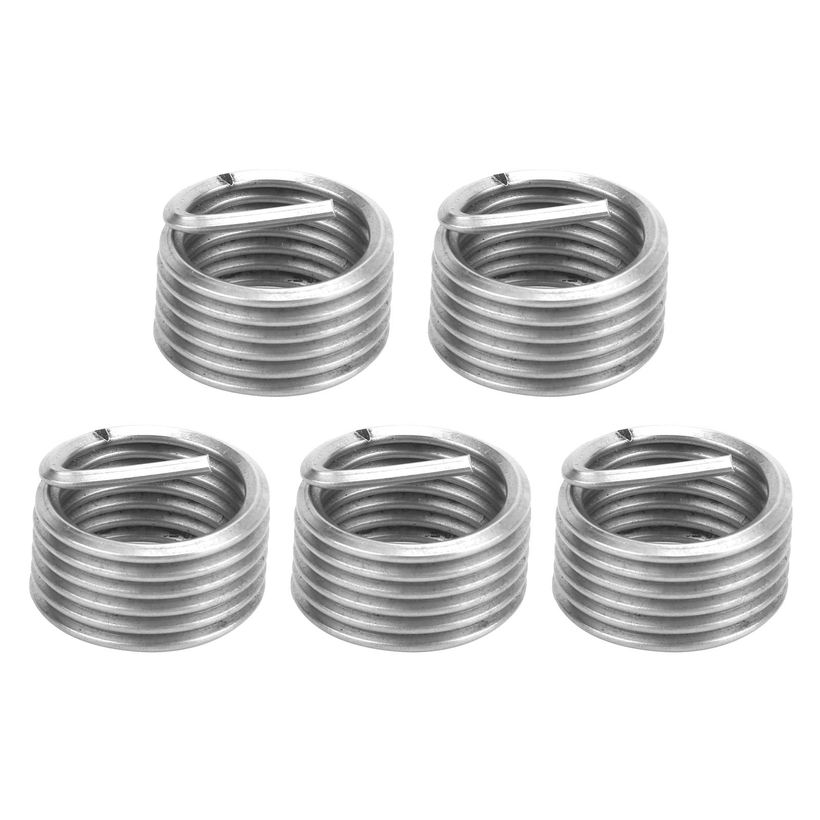 

5 шт. резьбовые вставки, наружная и внутренняя резьба, инструмент для ремонта гайки, крепеж из нержавеющей стали M24x3x1D