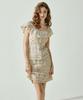 VIKINI VENDER Wesley Crochet Mini Skirt - Beige