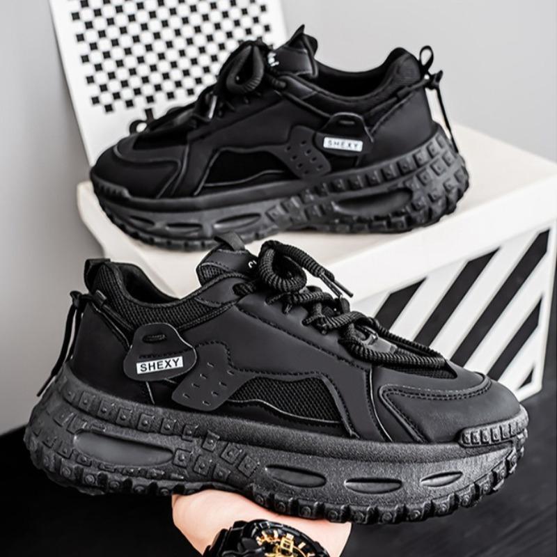 Men's Thick Bottom Sneakers Summer Mesh Breathable Casual Shoes Youth Student Sports Runnig Shoes Platform Tennis Shoes for Men