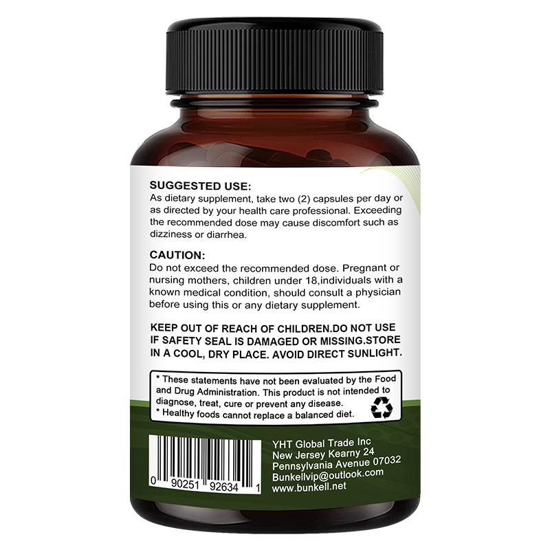 Magnesiumcitrat Nahrungsergänzungsmittel, Rein, Hohe Absorption, 120 Kapseln pro Flasche