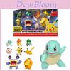 Pachet Multiplu cu 8 Piese Figurine de Acțiune Pokemon Bătălie Pikachu Charmander Meowth Loudred Jigglypuff Set Cadou Jucărie