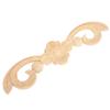 4 Stück 25x6cm Blume Holzgeschnitzt Applikation Dekor Heim Möbel Dekoration Ornament Zubehör