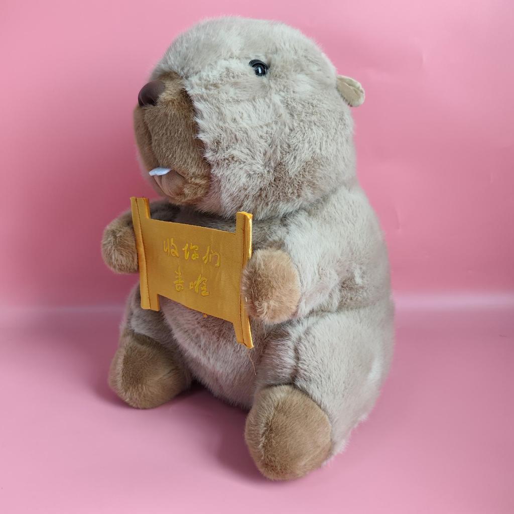 Nezha Groundhog Plush Toy: Children's Pillow and Soothing Doll Birthday Gift