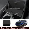 For Subaru Forester 2024 2025 2026 ABS Center Console Front Water Cup Side Storage Box Container Cover Interior Accessories