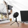 Amazon Basics Mini USB Condenser Microphone for Online Meetings, Gaming, and Podcasts, Black