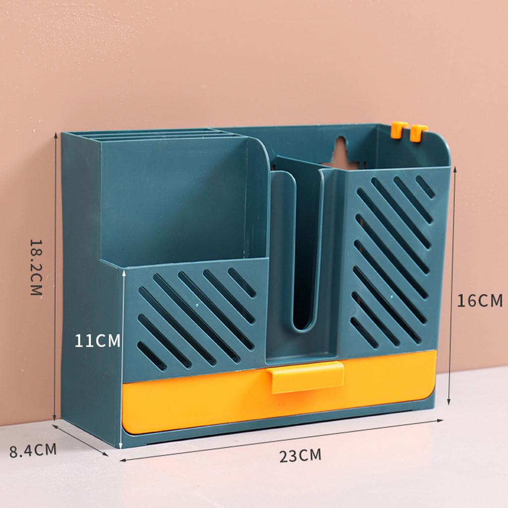 Multifunctional Drain Chopsticks Cage Wall Mounted Chopsticks Holder Punch Free Kitchen Tableware Soup Spoon Storage Box