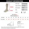Fashion Rimocy 2025 Autumn Winter New Chunky Platform Long Boots Women Thick-soled Stretch Knitted Knee High Boots Woman Botas De Mujer