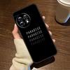 Simple Minamilst Black Quote For OnePlus 15R 13 12 11 9 Pro 12R 13R 10T 13T Case For OnePlus Nord 5 CE 2 3 4 Lite N20 N30