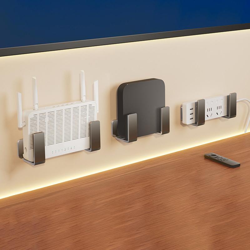 Router Storage Box Wall Artifact Set-Top Box Wall-Mounted Fixture Support Bracket Wifi Placement Rack