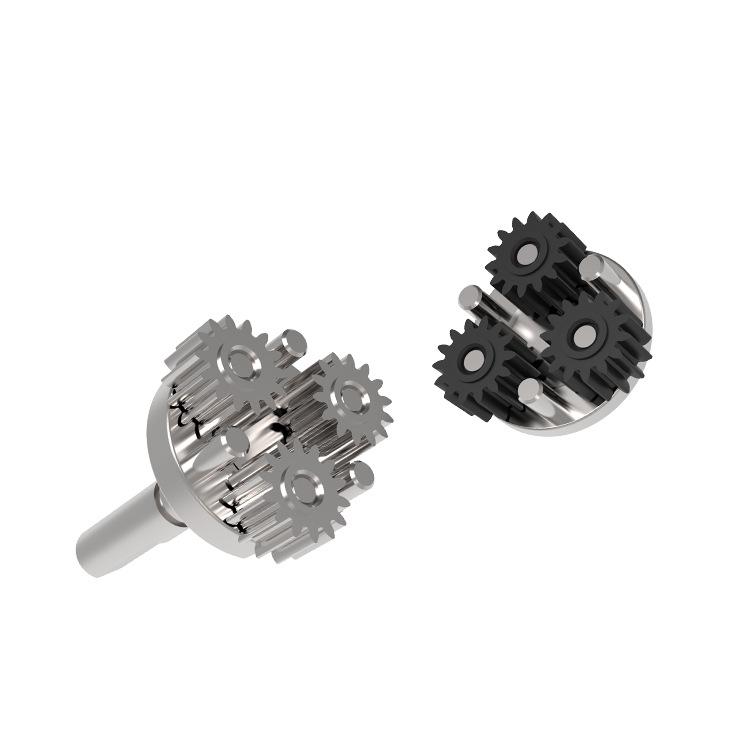 13:1 Reduction Ratio Geared Motor with Encoder & Powder Metallurgy 2-Stage Gearbox