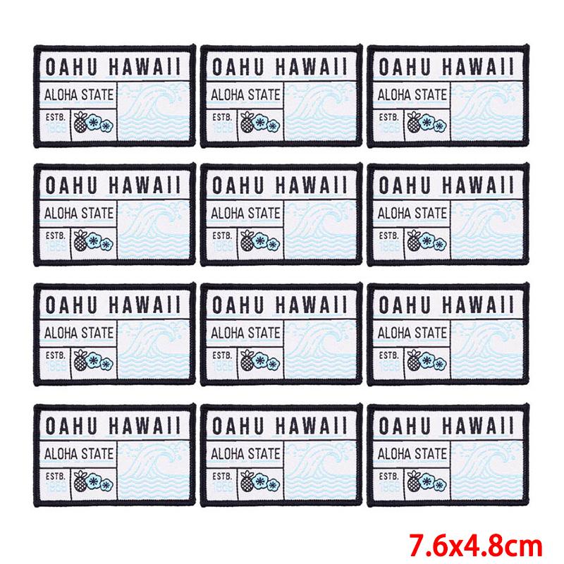 10 Pcs/lot Embroidery Patch Iron On Patches For Clothing Patches On Clothes Jackets Decor Applique Sew Supplies