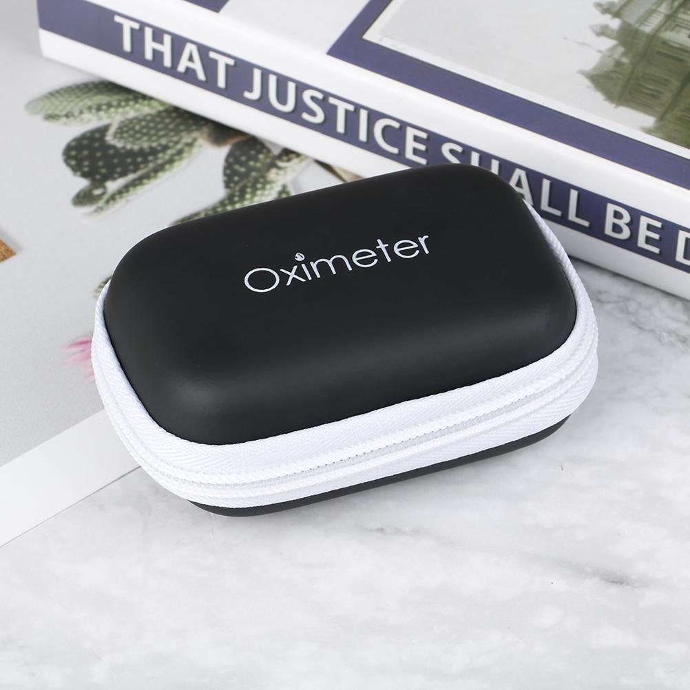 Hard Eva Pulse Oximeter Storage Bag Carrying Case Zipper Fingertip Pulse Oximeter Bag Protective Box Strong Space