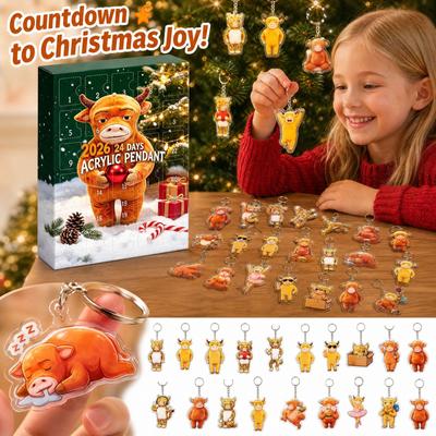 2D Christmas Tree Hanging Ornament, Fun Holiday Christmas Decoration for Tree Décor