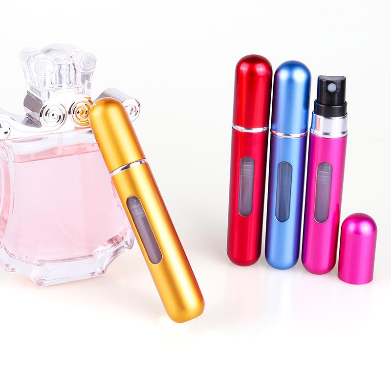 5/8ml Tragbare Mini Nachfüllbare Parfümflasche mit Sprühzerstäuber für Reisen Duftpumpe Leere Kosmetikbehälter Zerstäuber Pflege Werkzeug