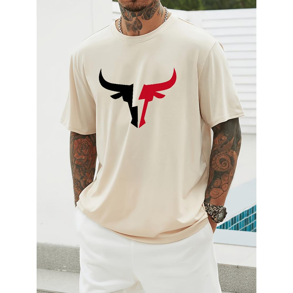 

100% summer men s soft and comfortable pure cotton T-shirt 4XL хакі