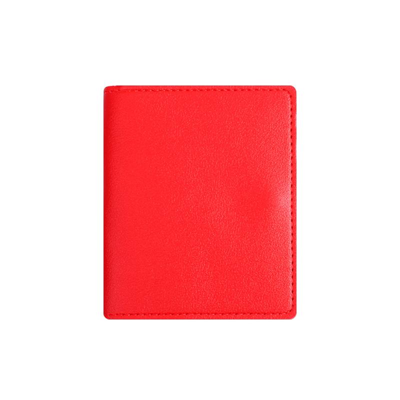 1Pc PU Leather Short ID Wallet Business Ultra Thin Credit Card Bags Purse Hasp Card Holder