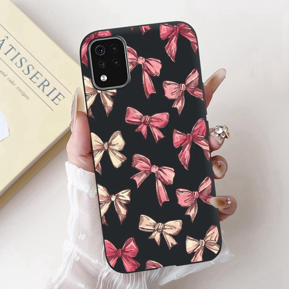 Beautiful Floral Painting Phone Case For LG K42 K52 K62 2020 Black Silicone Soft Cover For LG K62+ K52 (Brazil) Cases Bumpers
