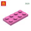 88Pcs/Lot 3020 2x4 Basic Construction Bricks Colorful Traditional Parts Works With featuring Brick DO IT YOURSELF Kids Toy Assembly Gift Idea Box
