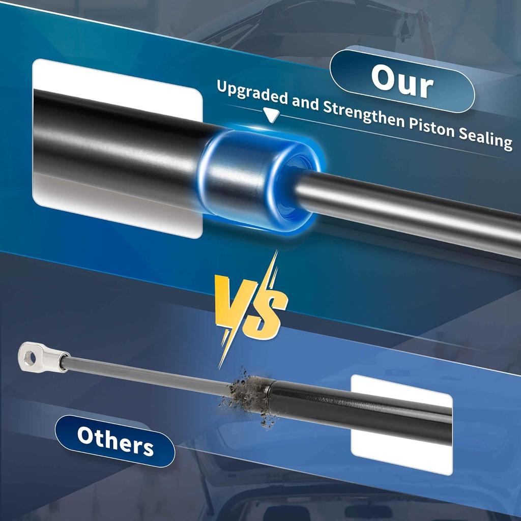 Front Hood Lift Support Struts Gas Springs Shock Replace No.51231906286/11811906286 for BMW 325i E30 1992-1993 for BMW 318is1991