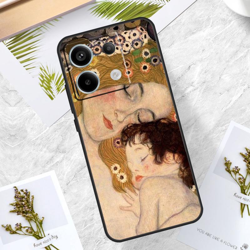 The Kiss Gustav Klimt Painting Case For Xiaomi Redmi Note 13 11 8 9 10 12 Pro 12S 11S 10S 9S Redmi 13C 9C 10C 12C Funda