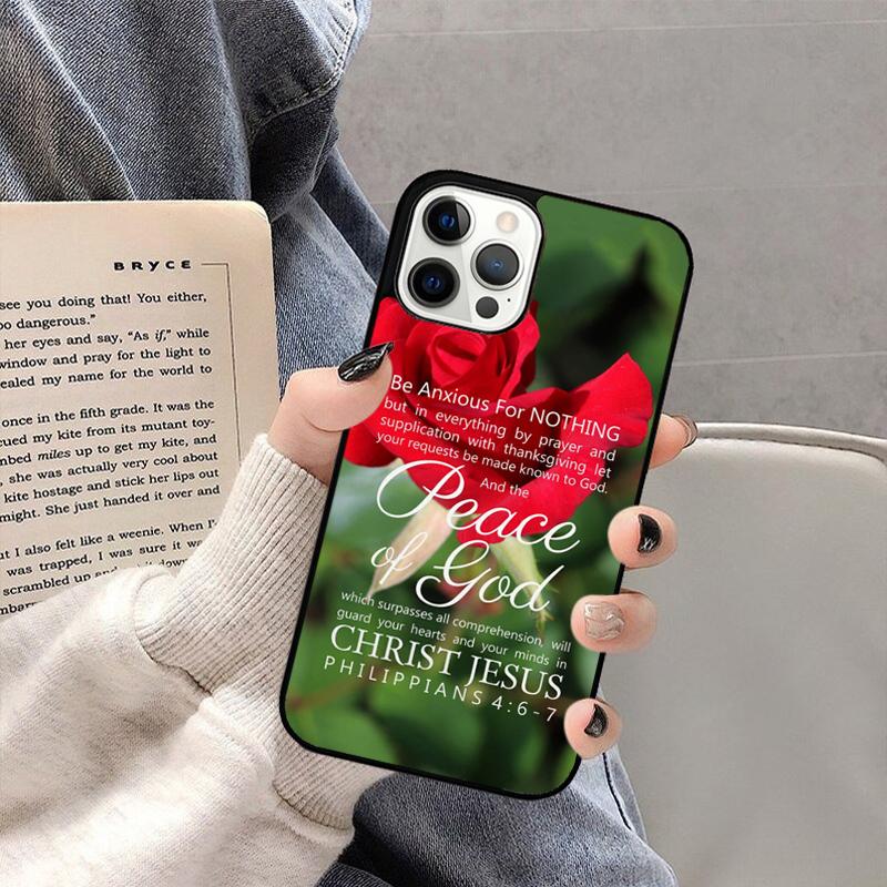 Bible Philippians Jesus Christ Phone Case For iPhone 17 Air 16 15 14 plus 11 12 13 Pro Max coque Cover Shell
