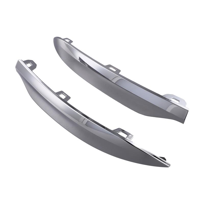 Chrome Trim Strip For Volvo XC60 MK2 - Rear Bumper Molding 1 Pair 32227902 32227903 Bright Grille Replacement Parts
