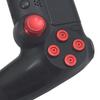 1 Conjunto Para PS4 Tampa de Cogumelo Metálica Polegar Botões de Alumínio ABXY Botões Cruzados Joysticks Cromados Para PS4 SLIM PRO Controle Handle