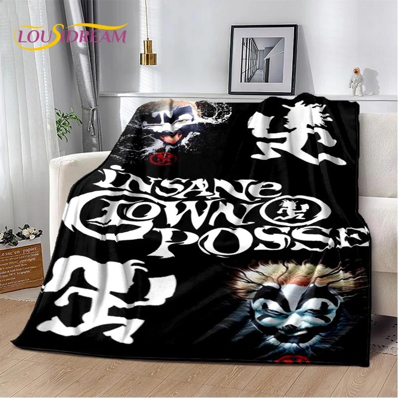 Icp Insane Clown Posse Juggalo Rap Metal Soft Flannel Blanket for Bed Bedroom Sofa Picnic,Throw Blanket for Cover Outdoors Gift