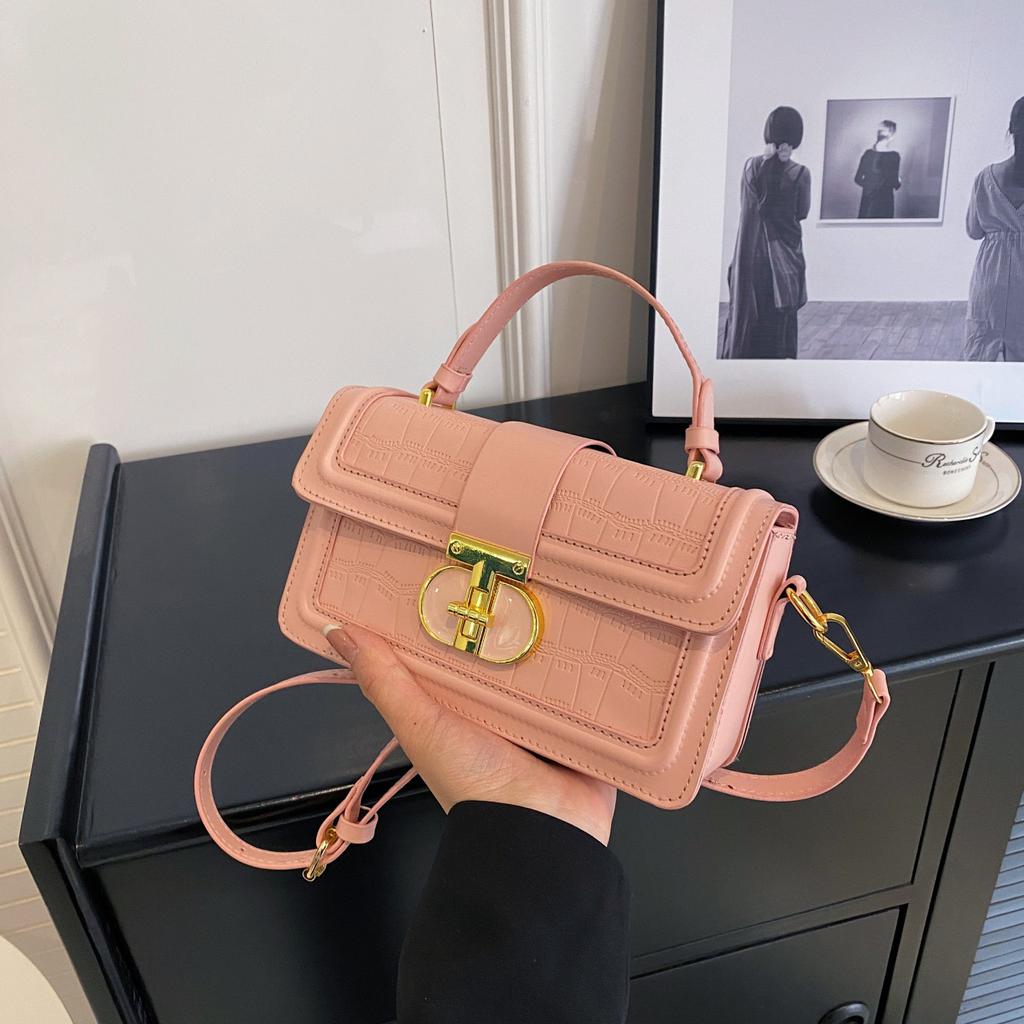 Women Luxury Designer Female Bags PU Leather Lock Women Handbags Alligator Shoulder bag New Casual Fashion Ladies Messenger Bags