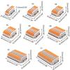 Cable Connector Orange Mini Quick Connector Universal Compact Cable Connector Household Wire Terminal Connector