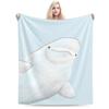 Small Beluga Custom Soft Decorate Home An UltraSoft Micro Fleece Blanket