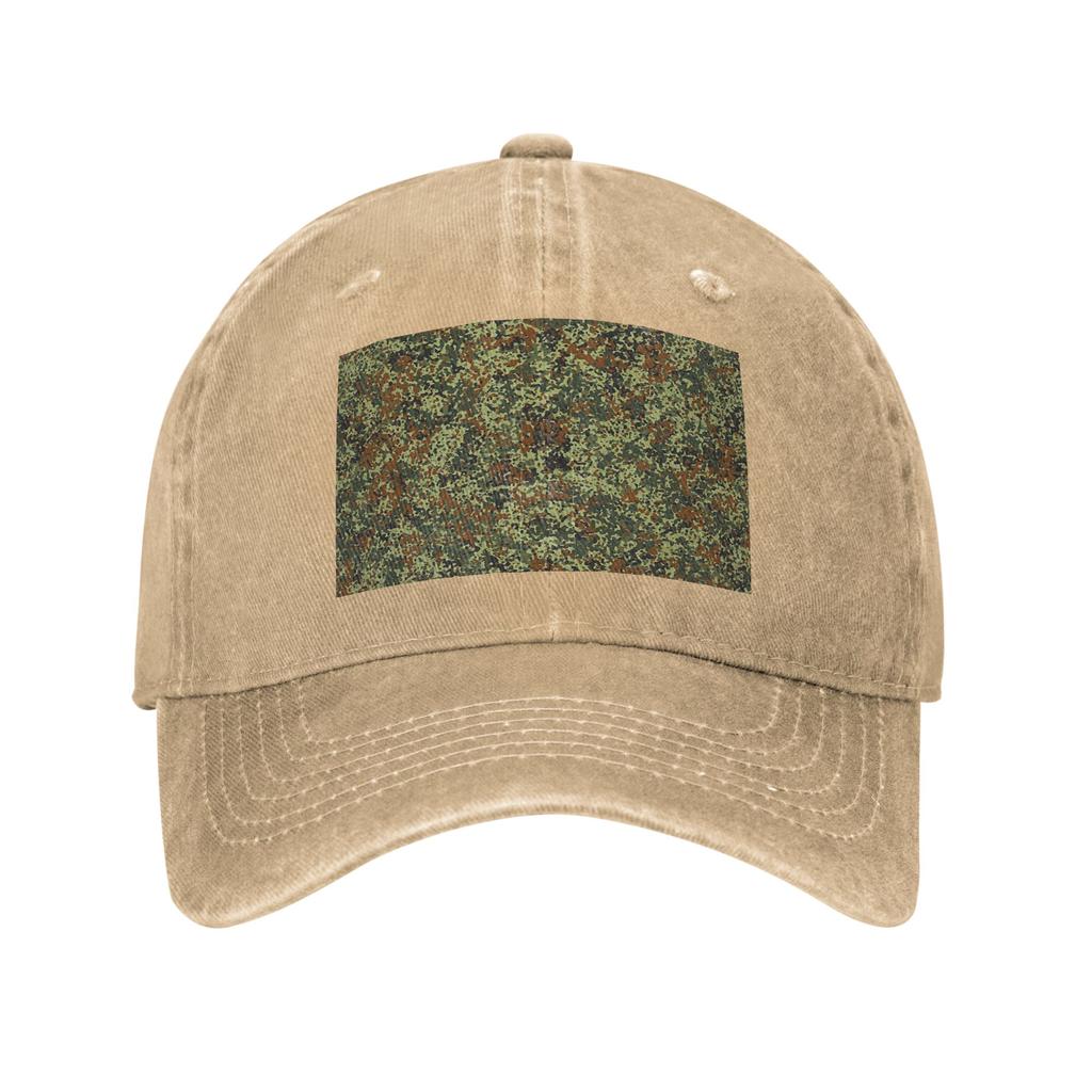Splintertarn German WW2 Camouflage Army Military Camo Denim Fabric Cap Casual Baseball Caps Hat Summer Unisex Baseball Hats