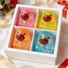 Kawaii Capybara Squishy Geschenkbox 4er-Pack Weicher TPR Fidget Stressball Angstlinderung Partygeschenke