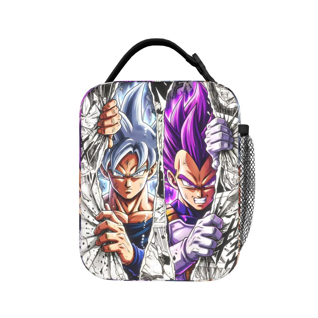 DBZ Beerus CATS Insulated Lunch Bag Portable Meal Container Thermal Bag Tote Lunch Box Work Outdoor Bento Pouch