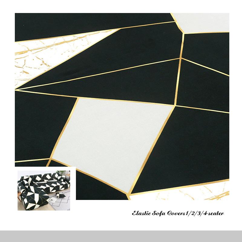VIP LINK L shape Need Buy 2 pieces Corner Sofa Covers for Living Room Couch Cover Elastic Stretch Sectional Sofa Cubre Sofa