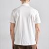 Emporio Armani Solid Color Embroidered Polo Shirt Men Tops White EM001704AF10017M0131
