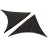 2pcs Carbon Fiber Rear Window Spoiler Side Wing Cover Trim Frame for Mazda3 Axela 2014-2018