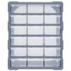 Organisateur multi-tiroirs - VIDAXL - 18 tiroirs - Transparent - 38x16x47 cm - Plastique résistant