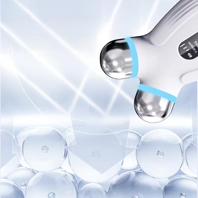 Microcurrent Face Massager With Dual Metal Heads Ems Facial Device For Skin Care And Contouring Use At Home Or Salon