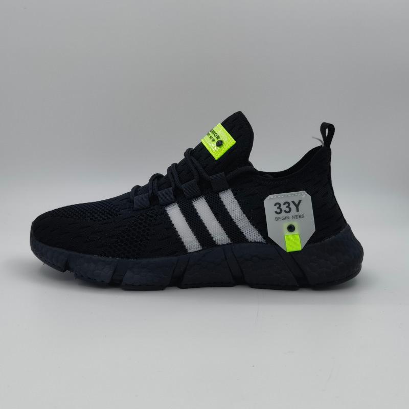 Foreign Trade Popular Men's Shoes 2025 Fly-woven Mesh Ultra-light Couple Running Shoes Men's Casual Breathable Sports Shoes