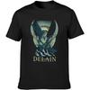 BAIZIHUI Delain Men's T-Shirt Short Sleeve Tee Tops Design Black