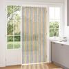 Insect Protection Curtain Chenille Grey and Beige 100 x 220 cm