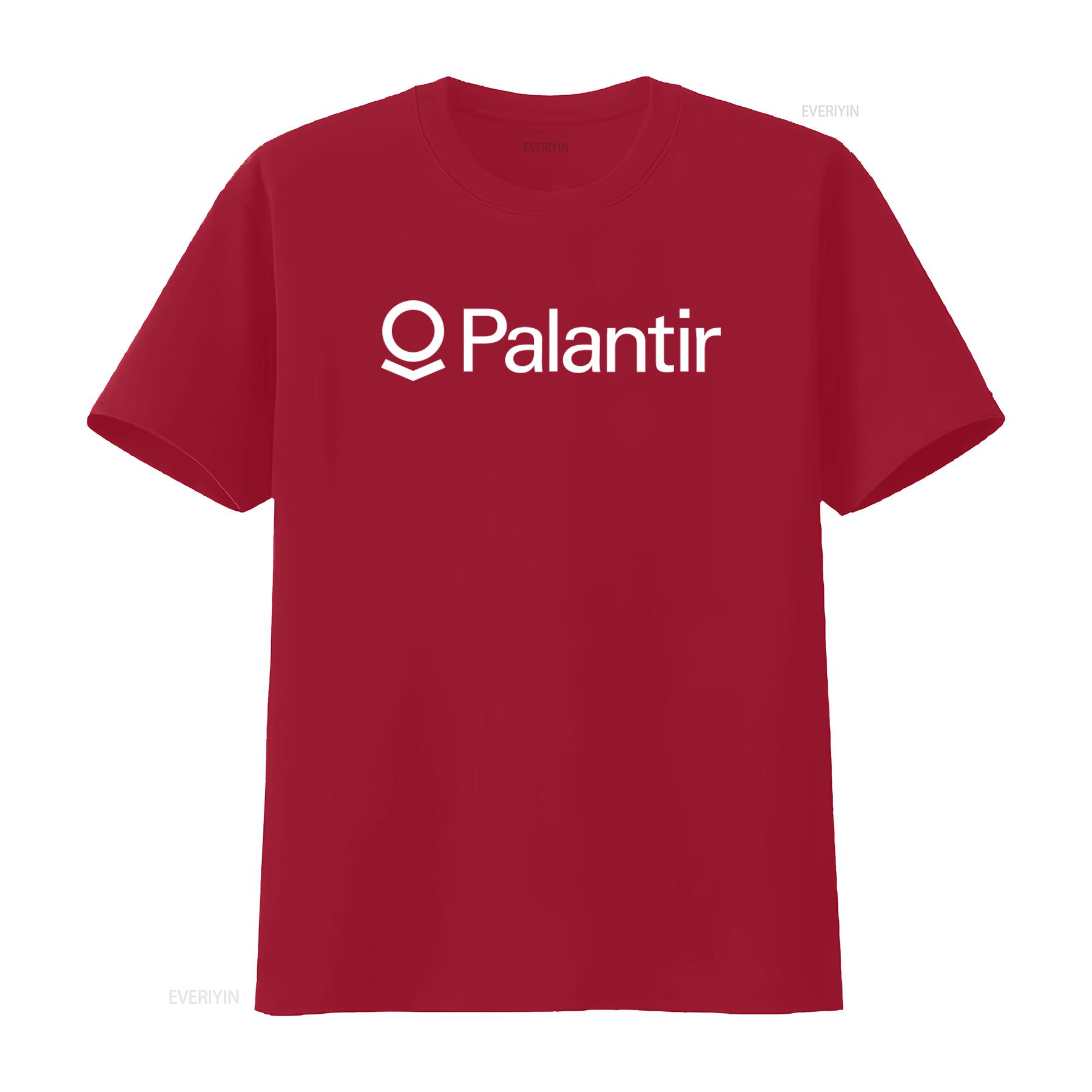 Palantir Logo T Shirt for Big Data Analytics Stock Investor Trader Trendy and Comfortable vintage Washed homme S