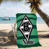 Personalisierbare Strandtücher mit Designs im Thema Borussia Mönchengladbach. Geeignet für den Strand, Yoga, Sport;ideal als Strandzubehör