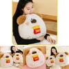 Cute Potato Chip Dog Plush Pillow Toy Adorable Stuffed Animal For Kids Gifts