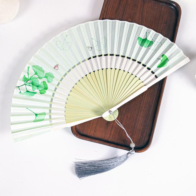 Gradient Cheongsam Style Hanfu Dance Folding Fan