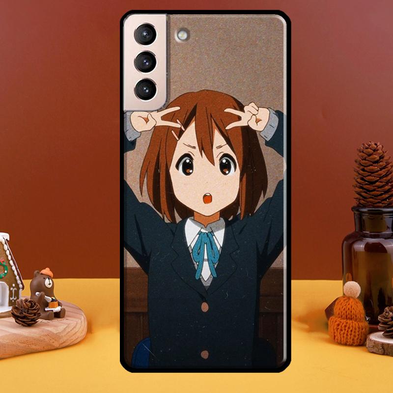 K on! Husa Hirasawa Yui pentru Samsung Galaxy S21 Ultra S20 FE S8 S9 S10 Note 10 Plus Note 20 S22 Ultra