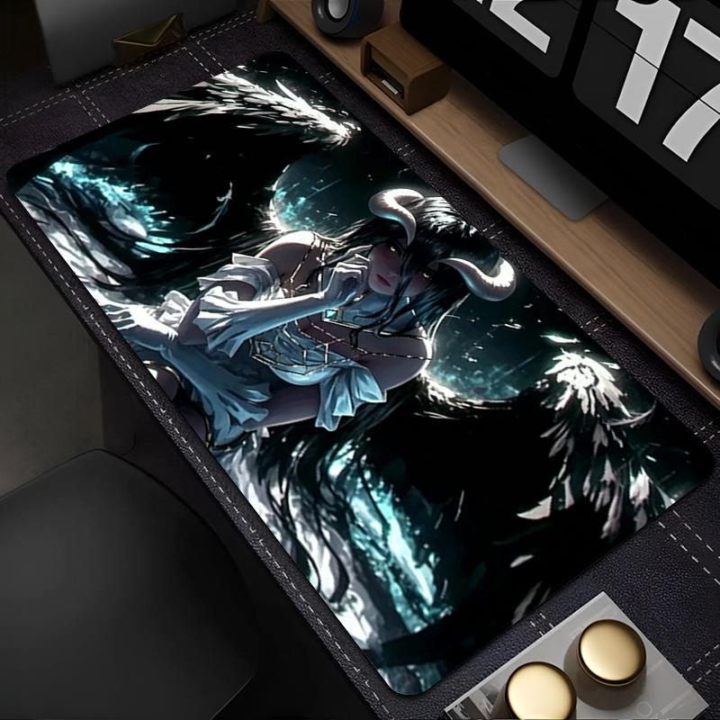 Mouse Pad Gaming Mouse Pad Pc Accessories O-overlord Albedo Large Desk Mat Cute Anime Mouse Pad Computer Gamer Extended Mousepad