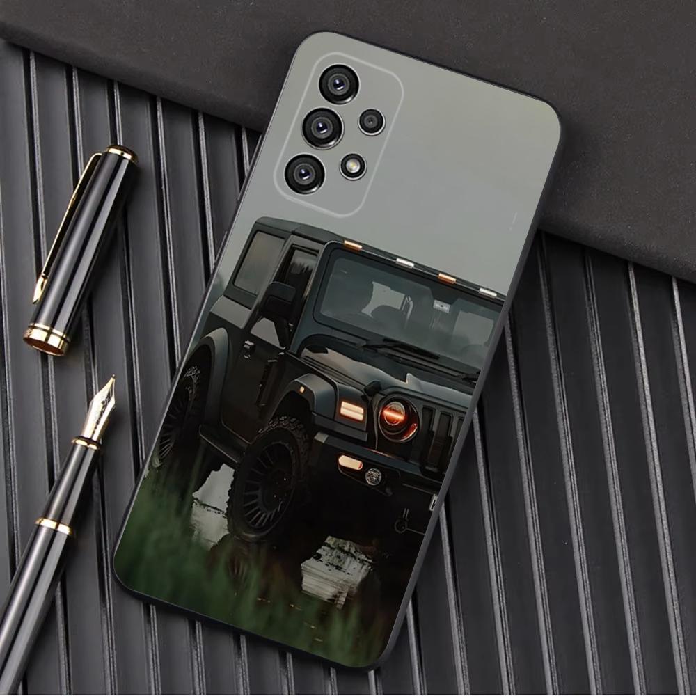 J-Jeeps off road SUV Phone Case For Samsung Galaxy A13,A21s,A22,A31,A32,A52,A53,A71,A80,A91 Soft Black Shell