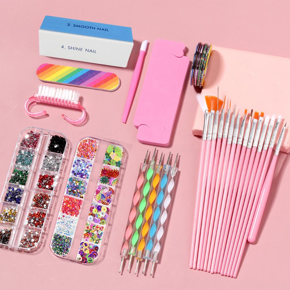 

Beginner Nail Art DIY Set: Nail Drill, Art Pens & Shaping Tools
